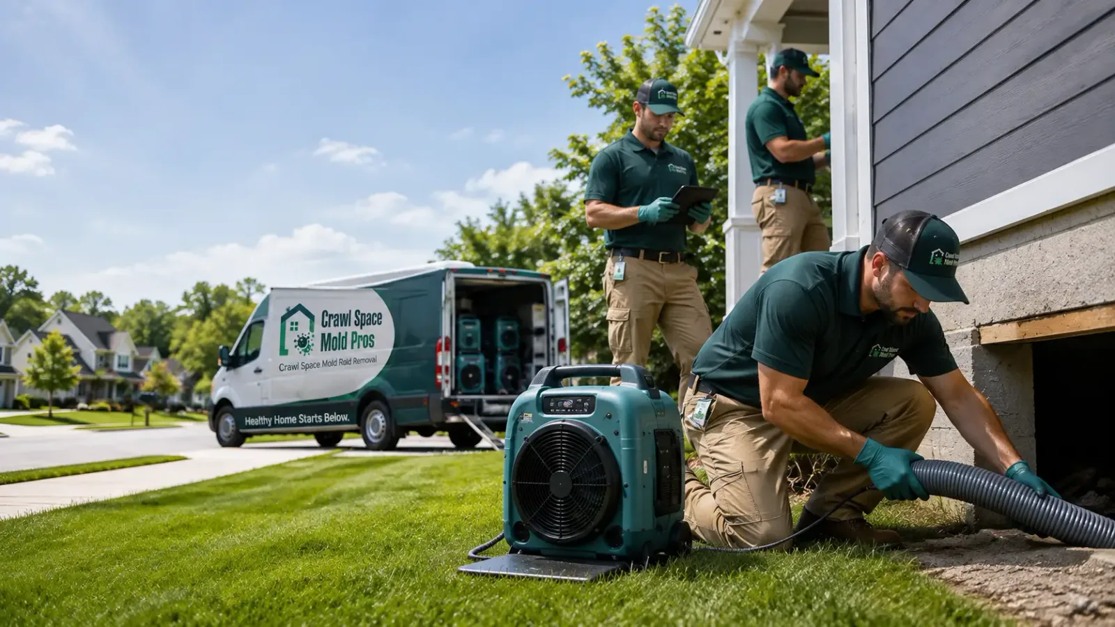 Crawl Space Mold Removal in Polk City, IA